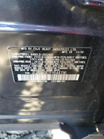 JF2SJADC7FH544796 - 2015 SUBARU FORESTER 2.5I PREMIUM გრაფიტი ფოტო 13