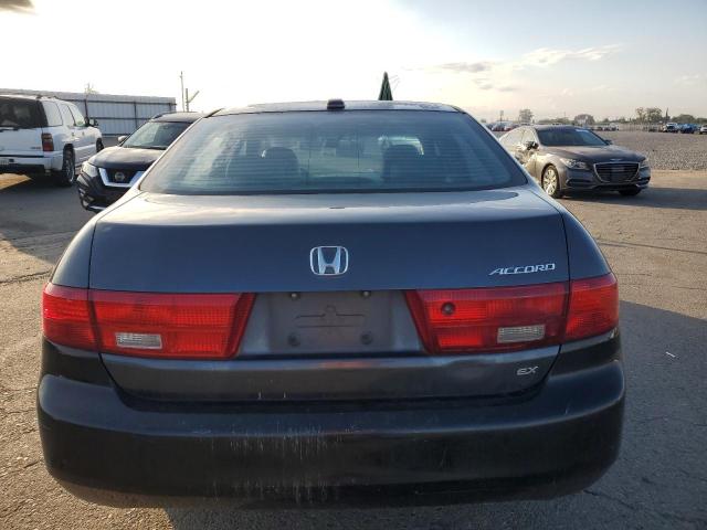 1HGCM56865A036063 - 2005 HONDA ACCORD EX Темно-сірий фото 6