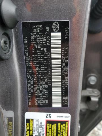 4T1T11AK9PU726762 - 2023 TOYOTA CAMRY SE NIGHT SHADE CHARCOAL photo 13