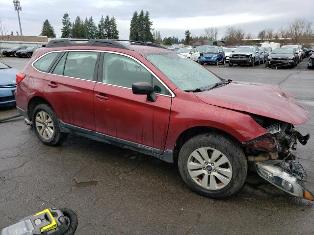 4S4BSAAC8H3224849 - 2017 SUBARU OUTBACK 2.5I RED photo 4