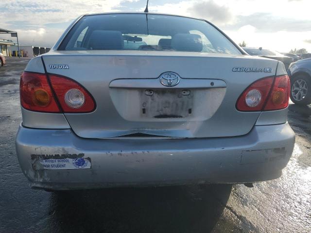 1NXBR32E24Z272245 - 2004 TOYOTA COROLLA CE ვერცხლისფერი ფოტო 6