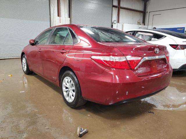 4T1BF1FKXGU504656 - 2016 TOYOTA CAMRY LE BURGUNDY photo 2