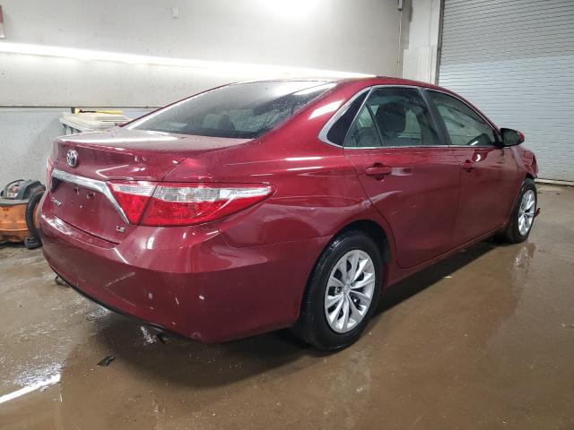 4T1BF1FKXGU504656 - 2016 TOYOTA CAMRY LE BURGUNDY photo 3