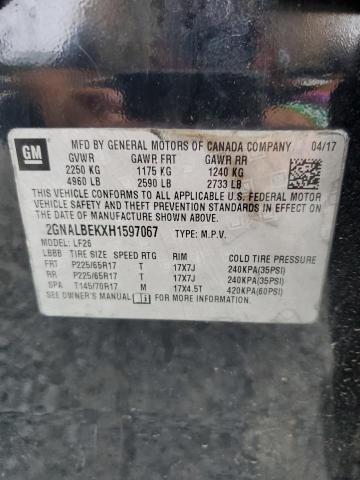 2GNALBEKXH1597067 - 2017 CHEVROLET EQUINOX LS 黑色 照片 13