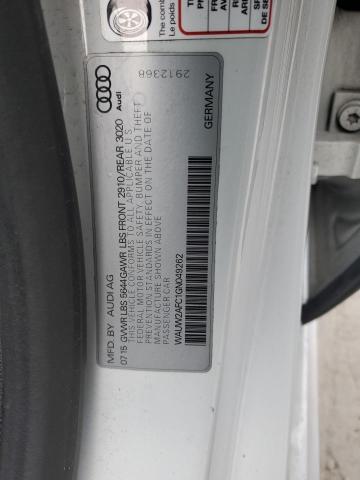 WAUW2AFC1GN049262 - 2016 AUDI S7 PRESTIGE 白色 照片 13