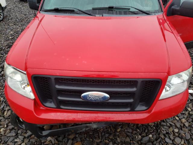 1FTRF04568KC77327 - 2008 FORD F150 RED photo 11