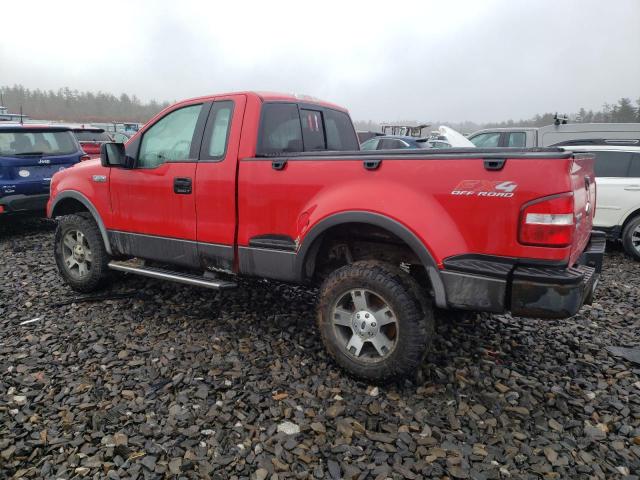 1FTRF04568KC77327 - 2008 FORD F150 RED photo 2