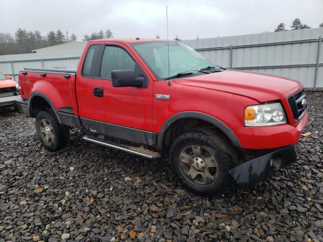 1FTRF04568KC77327 - 2008 FORD F150 RED photo 4