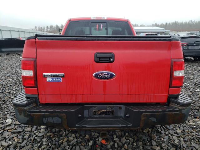 1FTRF04568KC77327 - 2008 FORD F150 RED photo 6