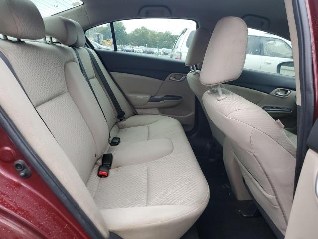 2HGFB2F53FH503742 - 2015 HONDA CIVIC LX MAROON photo 10