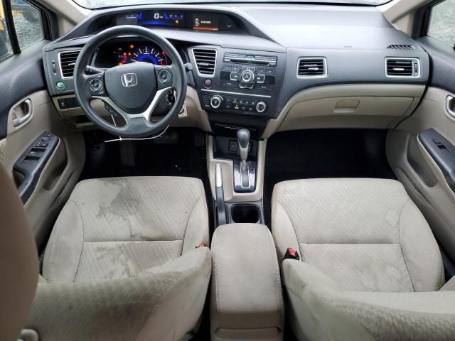 2HGFB2F53FH503742 - 2015 HONDA CIVIC LX MAROON photo 8