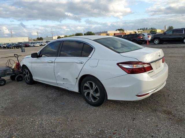 1HGCR2F33GA246532 - 2016 HONDA ACCORD LX WHITE photo 2