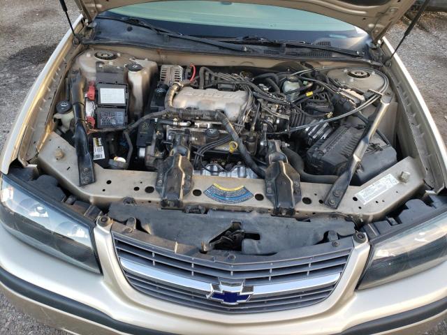 2G1WF52E349219263 - 2004 CHEVROLET IMPALA GOLD photo 11