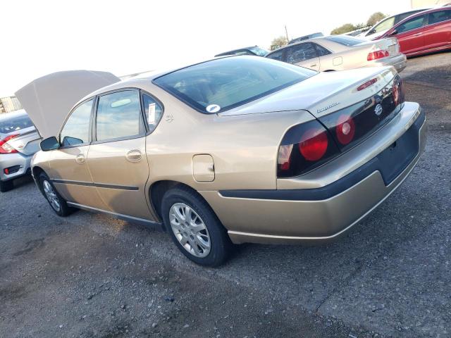 2G1WF52E349219263 - 2004 CHEVROLET IMPALA GOLD photo 2