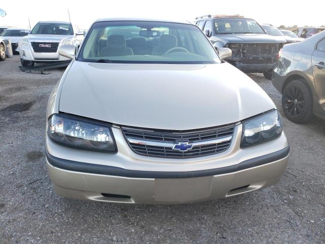 2G1WF52E349219263 - 2004 CHEVROLET IMPALA GOLD photo 5