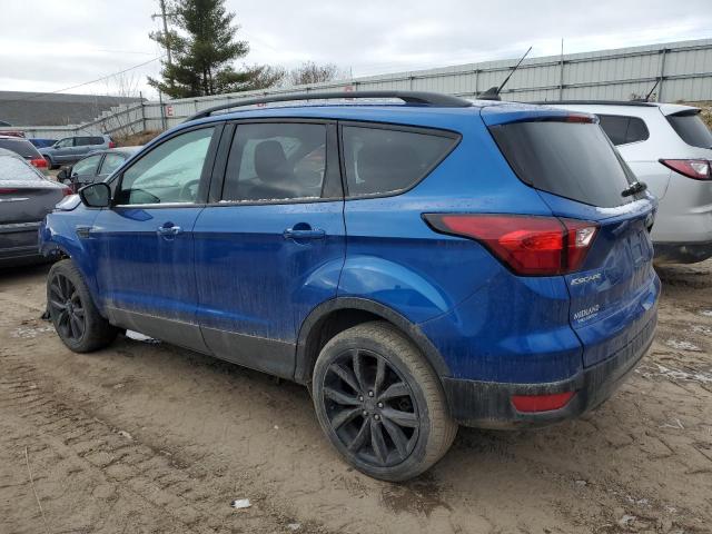 1FMCU9GD0KUC06103 - 2019 FORD ESCAPE SE BLUE photo 2