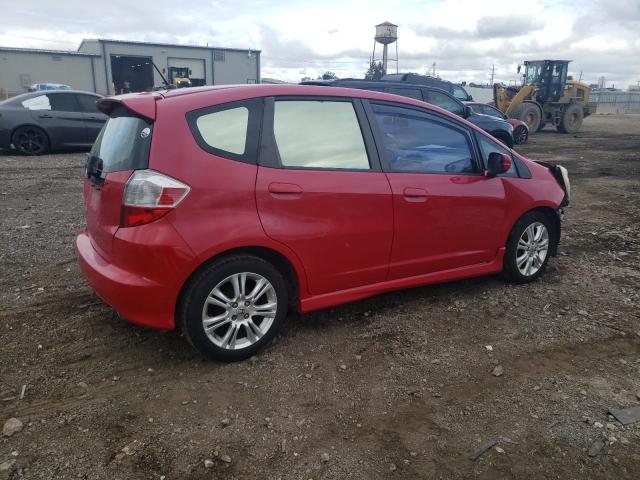 JHMGE88459S028589 - 2009 HONDA FIT SPORT RED photo 3