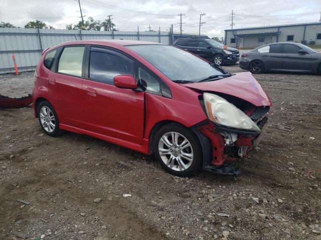 JHMGE88459S028589 - 2009 HONDA FIT SPORT RED photo 4