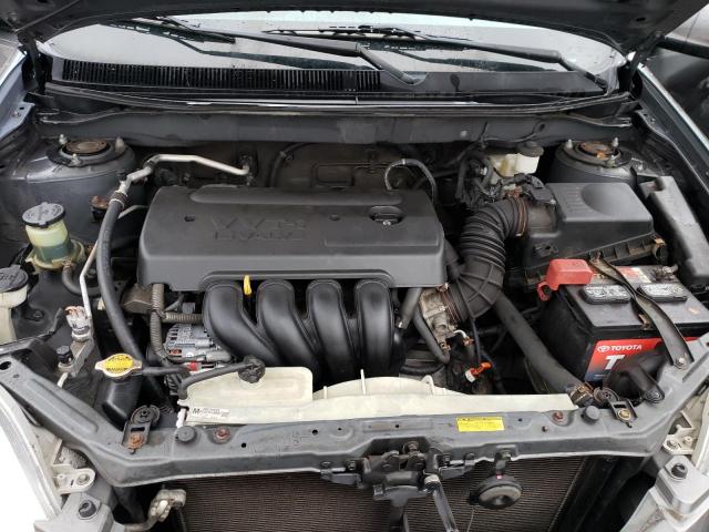 2T1KR32E38C715140 - 2008 TOYOTA COROLLA MA XR GRAY photo 11