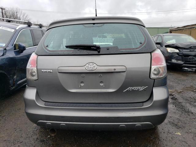 2T1KR32E38C715140 - 2008 TOYOTA COROLLA MA XR GRAY photo 6