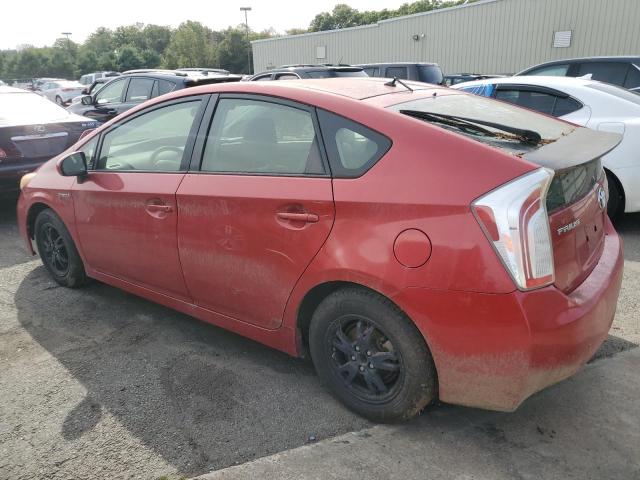 JTDKN3DU9C1531494 - 2012 TOYOTA PRIUS წითელი ფოტო 2