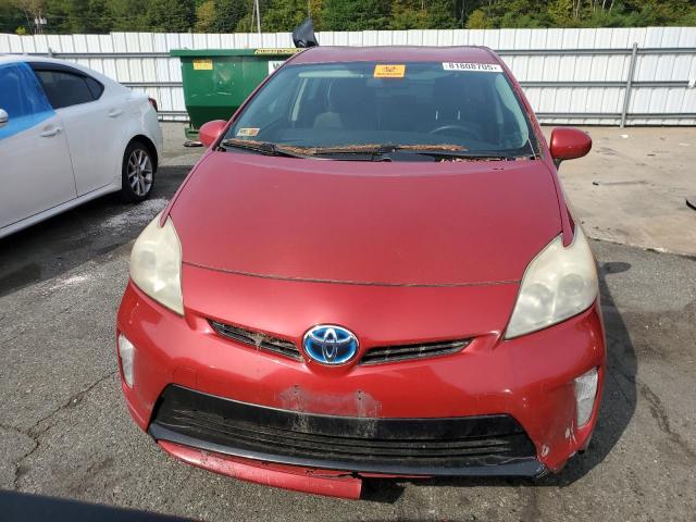 JTDKN3DU9C1531494 - 2012 TOYOTA PRIUS წითელი ფოტო 5
