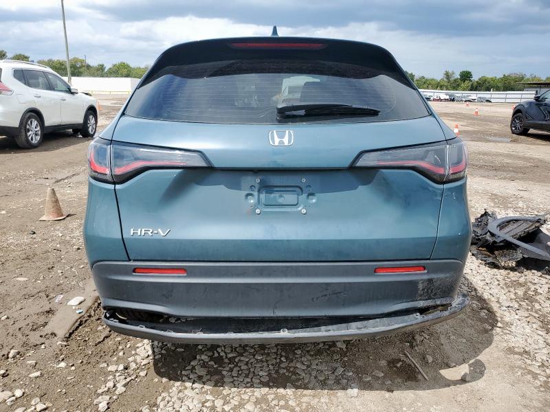 3CZRZ1H3XRM756585 - 2024 HONDA HR-V LX BLUE photo 6