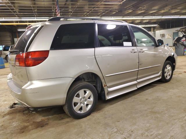 5TDZA23C95S249133 - 2005 TOYOTA SIENNA CE SILVER photo 3