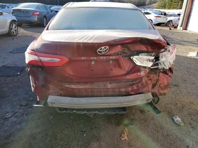 4T1B11HK2JU532499 - 2018 TOYOTA CAMRY L BURGUNDY photo 6