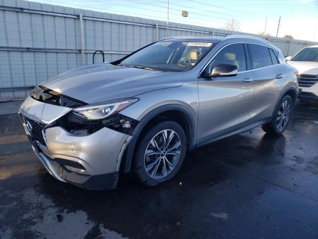 SJKCH5CRXHA014780 - 2017 INFINITI QX30 BASE فضي صورة 1