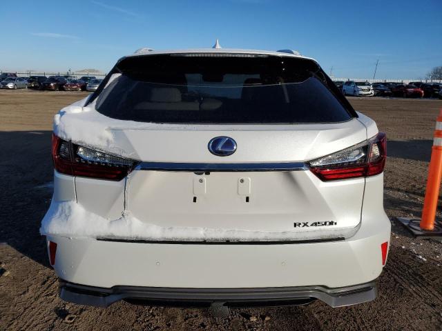 2T2BGMCA8JC022055 - 2018 LEXUS RX 450H BASE WHITE photo 6