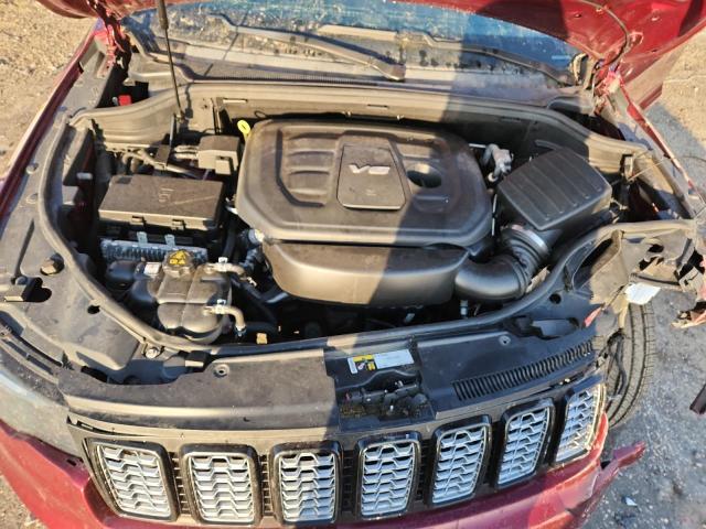 1C4RJFAG8JC163109 - 2018 JEEP GRAND CHEROKEE LAREDO 勃艮第红 照片 12