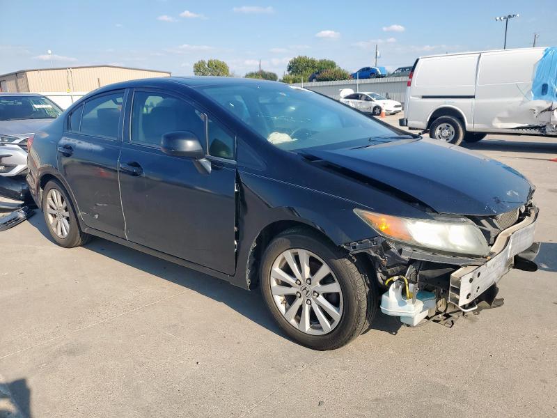 2HGFB2F82CH555255 - 2012 HONDA CIVIC EX BLACK photo 4