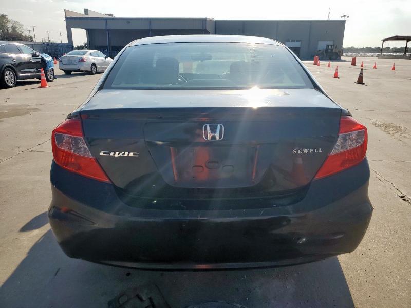 2HGFB2F82CH555255 - 2012 HONDA CIVIC EX BLACK photo 6