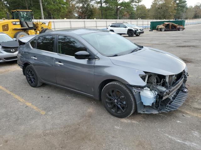 3N1AB7AP5JY249844 - 2018 NISSAN SENTRA S GRAY photo 4