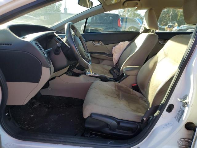 19XFB2F50EE036224 - 2014 HONDA CIVIC LX თეთრი ფოტო 7