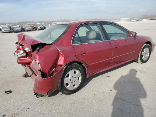 1HGCG16502A067732 - 2002 HONDA ACCORD EX BURGUNDY photo 3