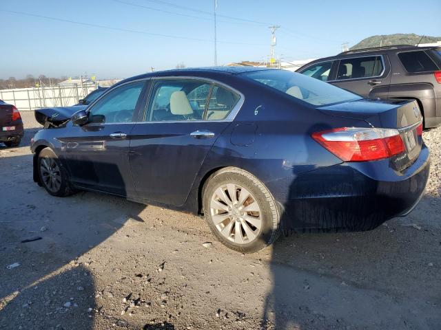 1HGCR2F7XDA101857 - 2013 HONDA ACCORD EX BLUE photo 2