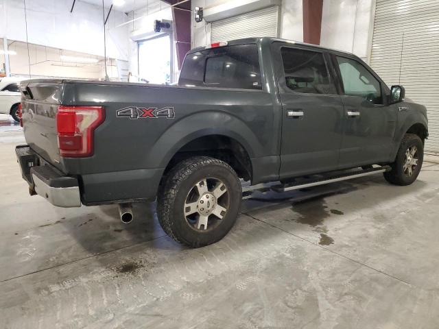 1FTEW1EF1FKE04820 - 2015 FORD F150 SUPERCREW GRAY photo 3
