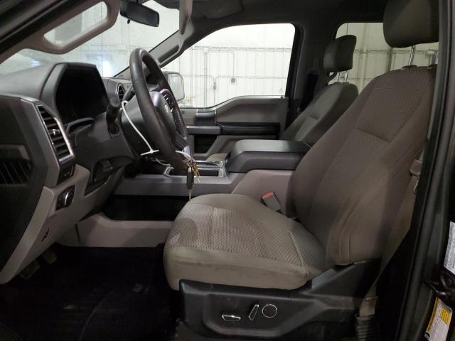 1FTEW1EF1FKE04820 - 2015 FORD F150 SUPERCREW GRAY photo 7
