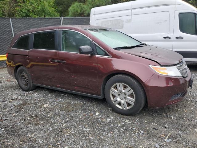 5FNRL5H28CB094801 - 2012 HONDA ODYSSEY LX Rouge photo 4