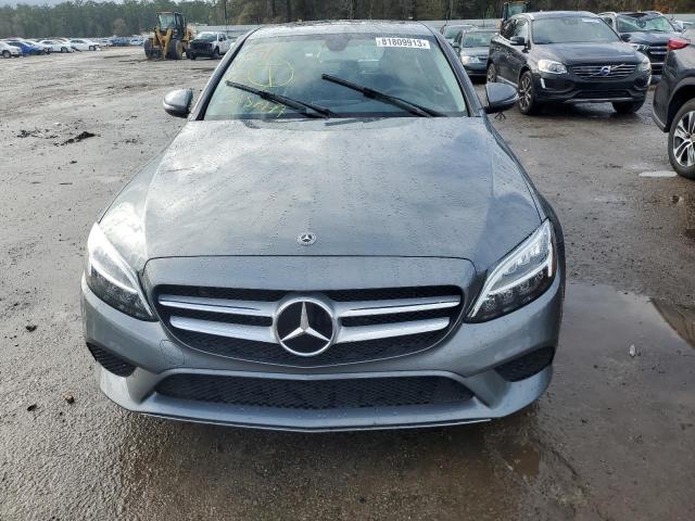 55SWF8DB4KU305071 - 2019 MERCEDES-BENZ C 300 GRAY photo 5