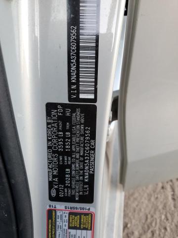 KNADN5A37C6079562 - 2012 KIA RIO EX SILVER photo 12