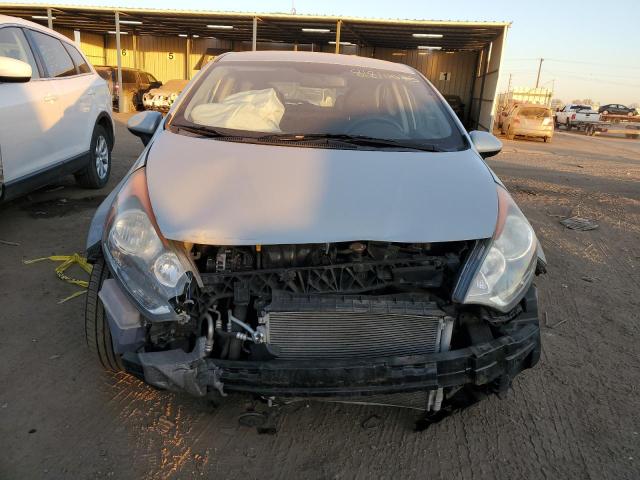 KNADN5A37C6079562 - 2012 KIA RIO EX SILVER photo 5