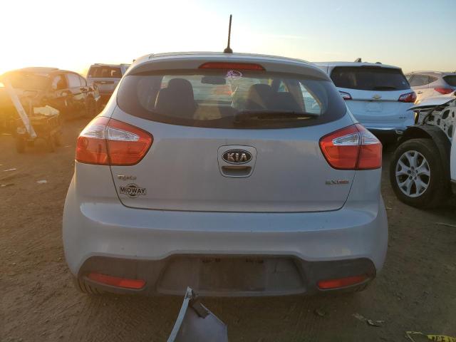 KNADN5A37C6079562 - 2012 KIA RIO EX SILVER photo 6