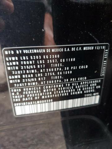 3VV1B7AX1LM080396 - 2020 VOLKSWAGEN TIGUAN S Schwarz Foto 14