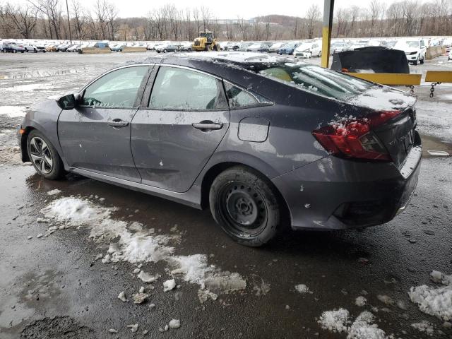 2HGFC2F64KH538337 - 2019 HONDA CIVIC LX GRAY photo 2