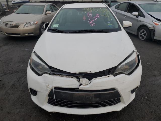 2T1BURHE0GC679401 - 2016 TOYOTA COROLLA L WHITE photo 5