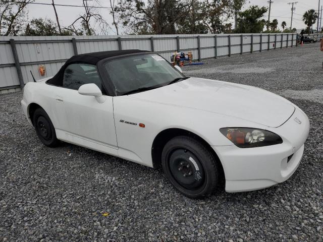 JHMAP21487S002850 - 2007 HONDA S2000 WHITE photo 4