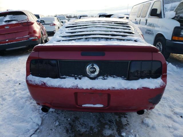 1ZVFT82H565185979 - 2006 FORD MUSTANG GT RED photo 6